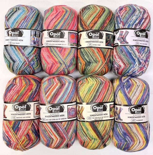 Opal【オパール】Hundertwasser werken edition4 (フンデルトヴァッサー4000番台) 全色8玉セット（1玉あたり￥1,622）