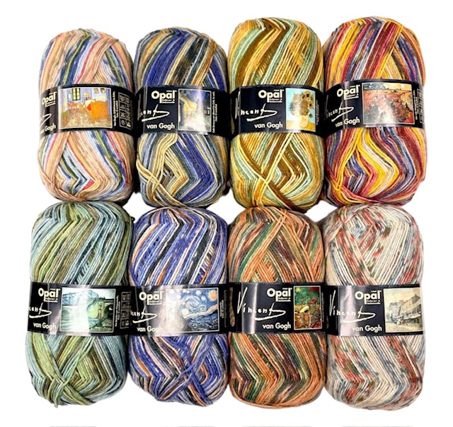 Opal【オパール】Vincent van Gogh (ヴィンセント・ヴァン・ゴッホ)　全色8玉セット（1玉あたり￥1,898）