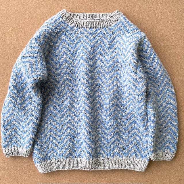 ヘリンボーンのセーター・キット（ソフトドネガル）※今季完売