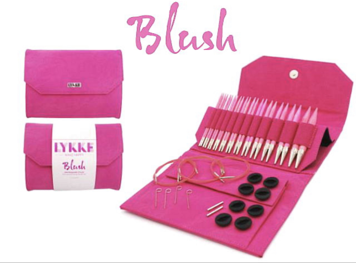 LYKKELYKKE (リッケ )付け替式 輪針セットBlush（ブラッシュ）5インチ(約11.5ｃｍ）コード回転式  次回入荷時期確認中